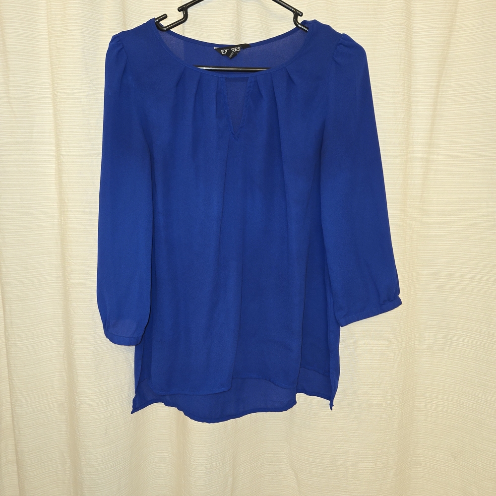 Express Royal Blue Women's Blouse